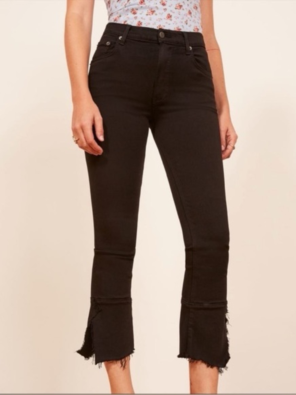 Reformation Black Jagger Jeans, EUC